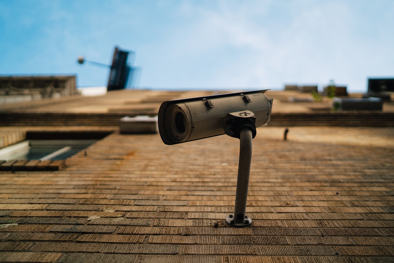 camera installed on a wall